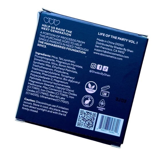 Shades By Shan Life Of The Party Volume 1 Eyeshadow Palette - Picture 3 of 9